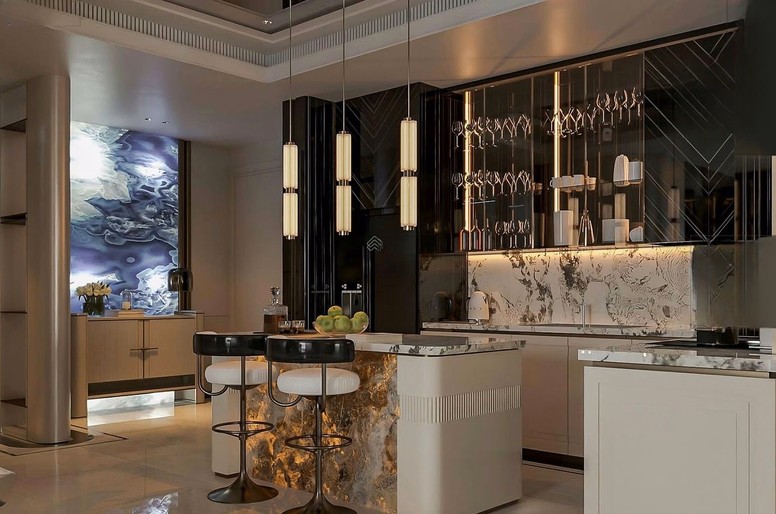 Luxurious 3-bedroom apartment for rent at Grand Marina Saigon, luxury living next to the Saigon River