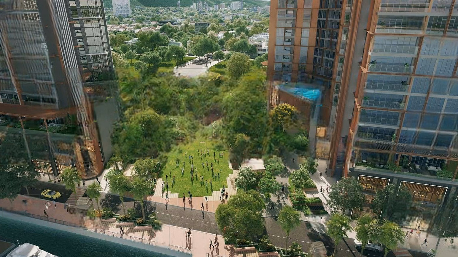 2 bedrooms, 82.4m², direct view of Han River, Sun Symphony Residence Danang apartment project
