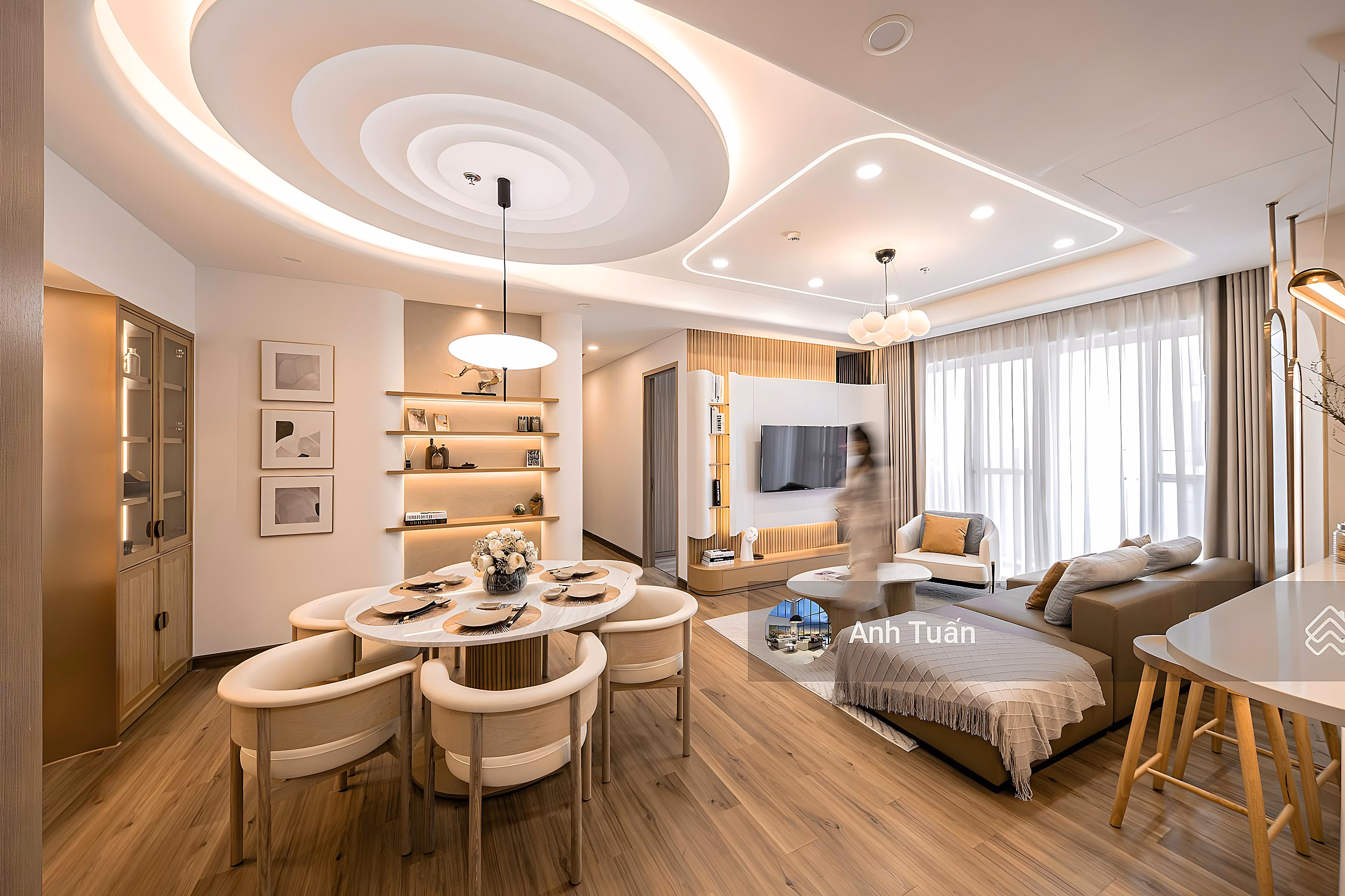 Horizon Tower apartment for sale, Tran Quang Khai, District 1, area: 122m2, 3 bedrooms, price 9 billion 800 million