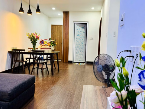 Phu Gia apartment for rent 2 bedrooms - 2 bathrooms, 72m² (2 bedrooms - 2 bathrooms) with furniture, price 7 million/month, full amenities