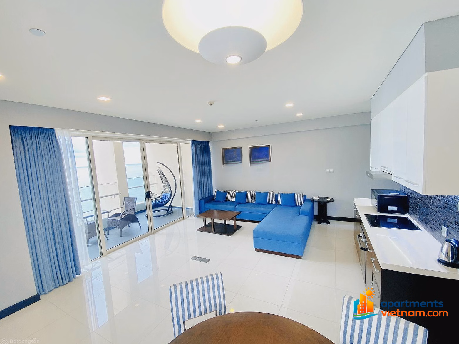 Selling luxury 2-bedroom apartment 148m2 The Costa Nha Trang, sea view, fully furnished, price 17 billion VND