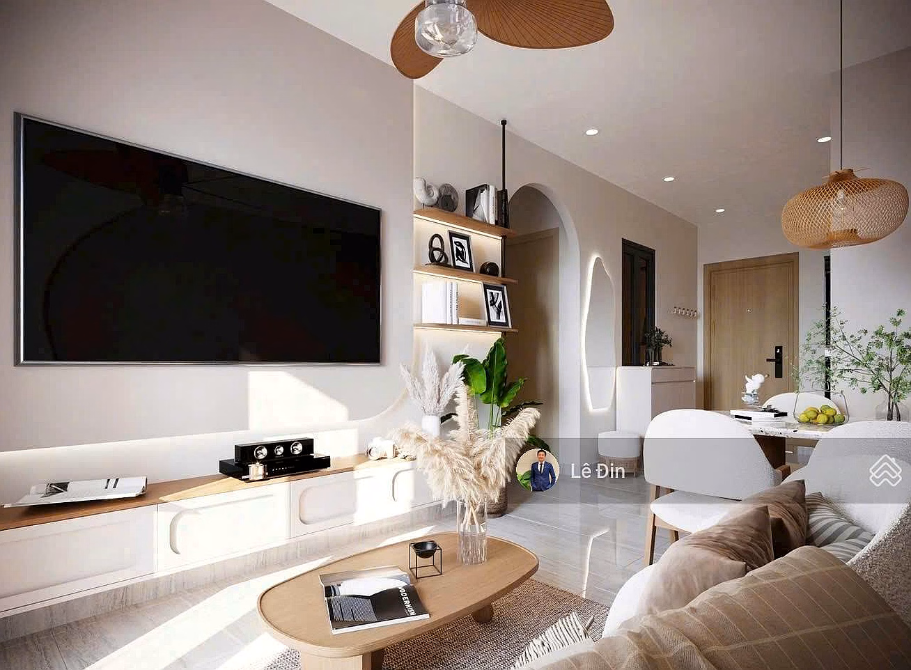 The owner lowered the price by another 5 million, 2 bedrooms Kingdom 101 floor with open view, fully furnished, just bring your suitcase and move in immediately.