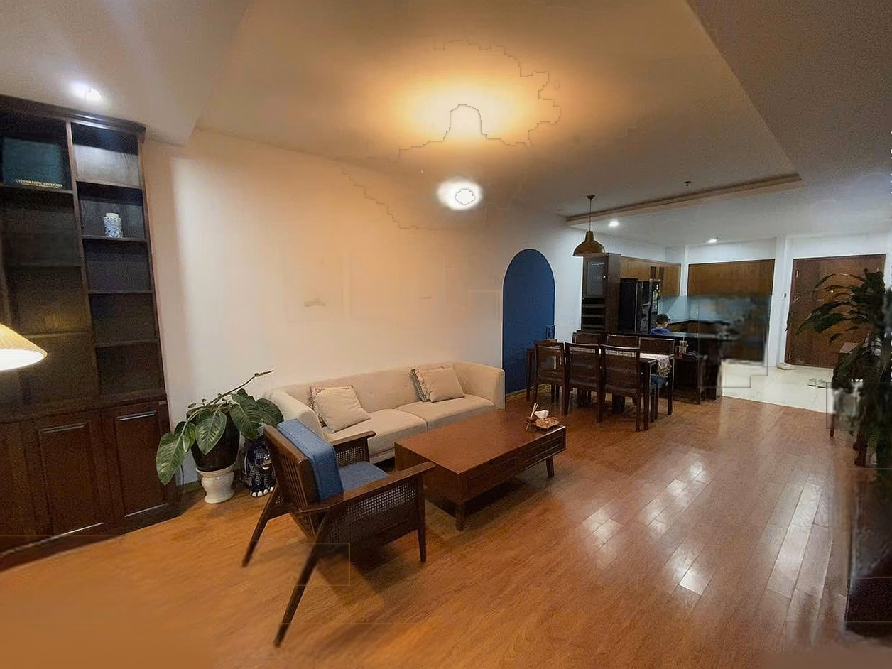 Beautiful apartment for rent in Diamond Flower Tower - Hoang Dao Thuy, 3 bedrooms fully furnished, only 21 million/month