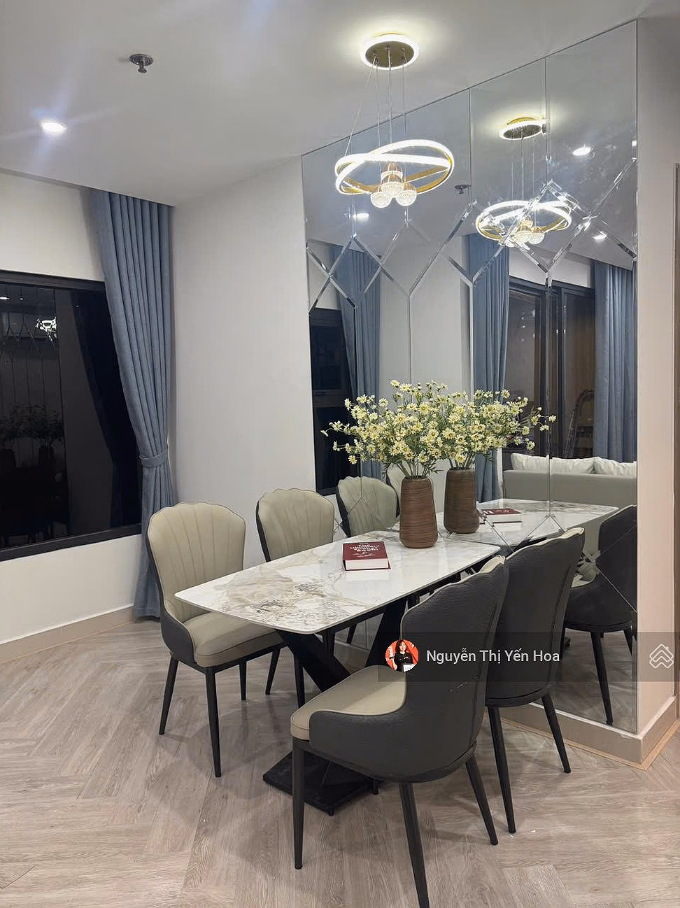 The owner wants to urgently sell a 2N2W apartment on the corner of building S1.06 Vinhomes OCP. Beautiful, airy view, fully furnished as in the photo