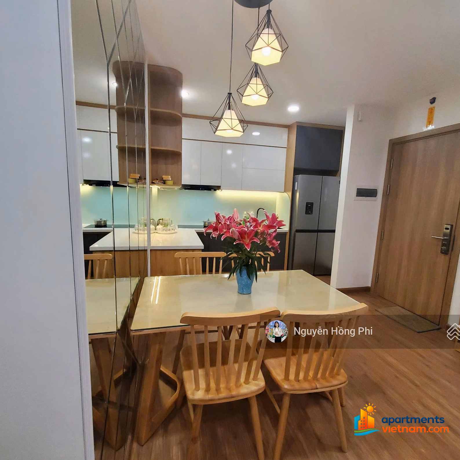Quick sale CH 76m² balcony SE middle floor cool direction Jardin Sai Dong price 6 billion, book available, 0947 437 ***