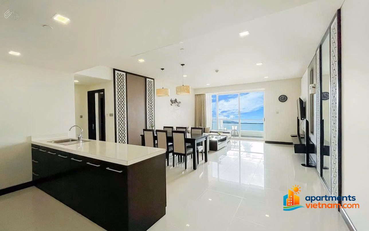Beautiful sea view apartment for sale at The Costa Nha Trang, 2 bedrooms, 142.48m2, 5-star furniture