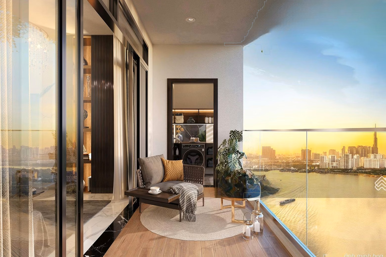 The Privé An Phu District 2 - 3-bedroom corner apartment with beautiful river view, total price only 850 million until delivery