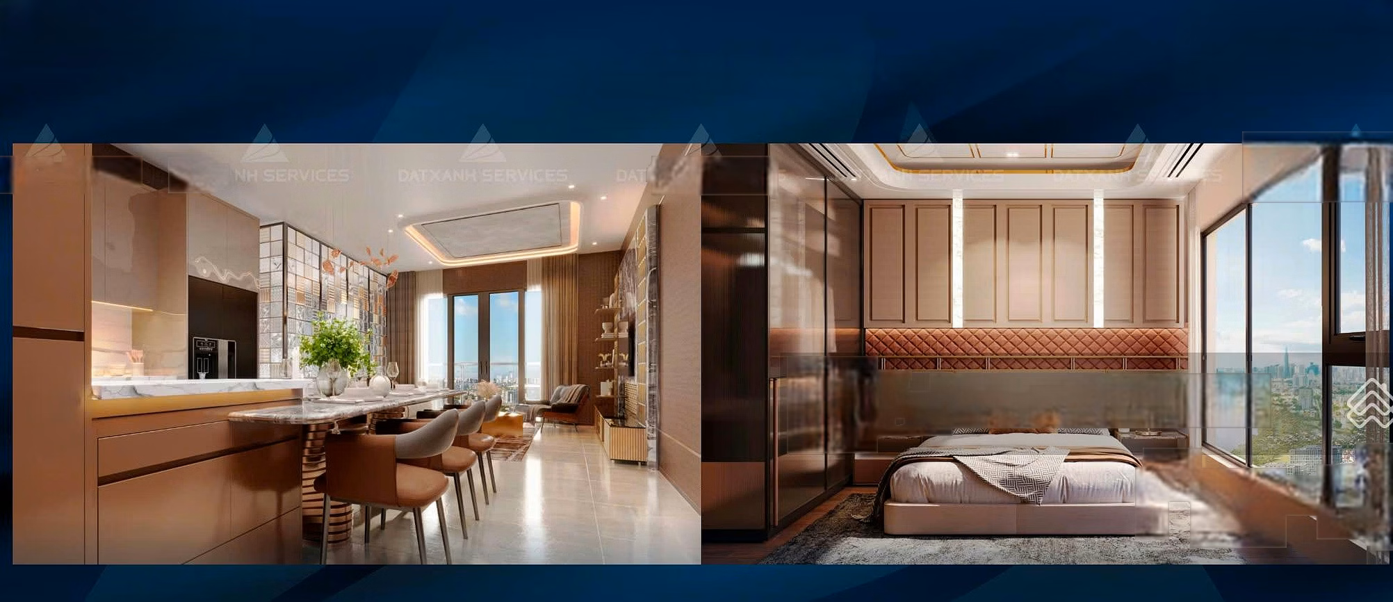 The Privé An Phu District 2 - 3-bedroom corner apartment with beautiful river view, total price only 850 million until delivery