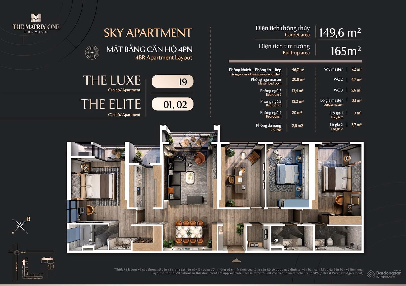Selling at a loss a 3-bedroom Matrix One 2 apartment