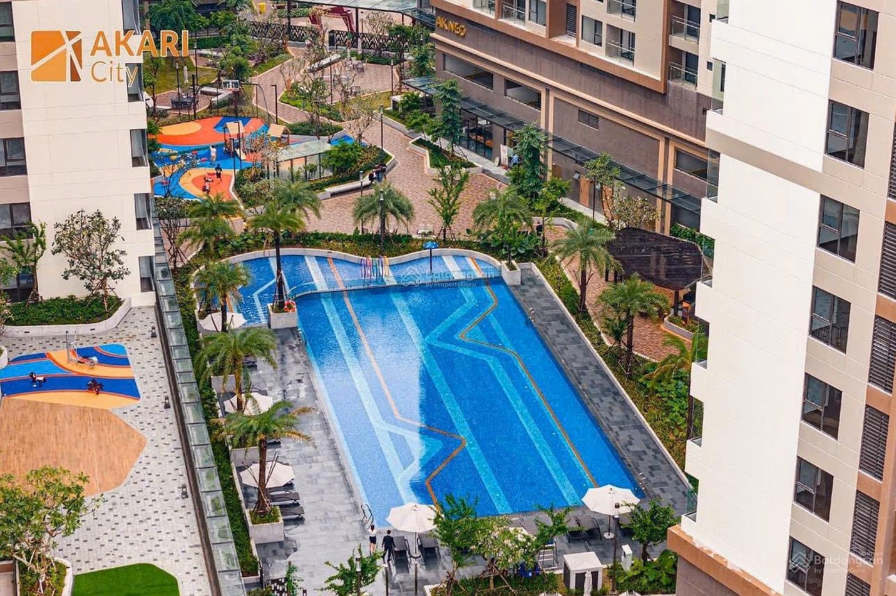 Akari City Vo Van Kiet apartment for sale, 61m2 with red book ready, receive new house immediately, 80% low interest loan from bank