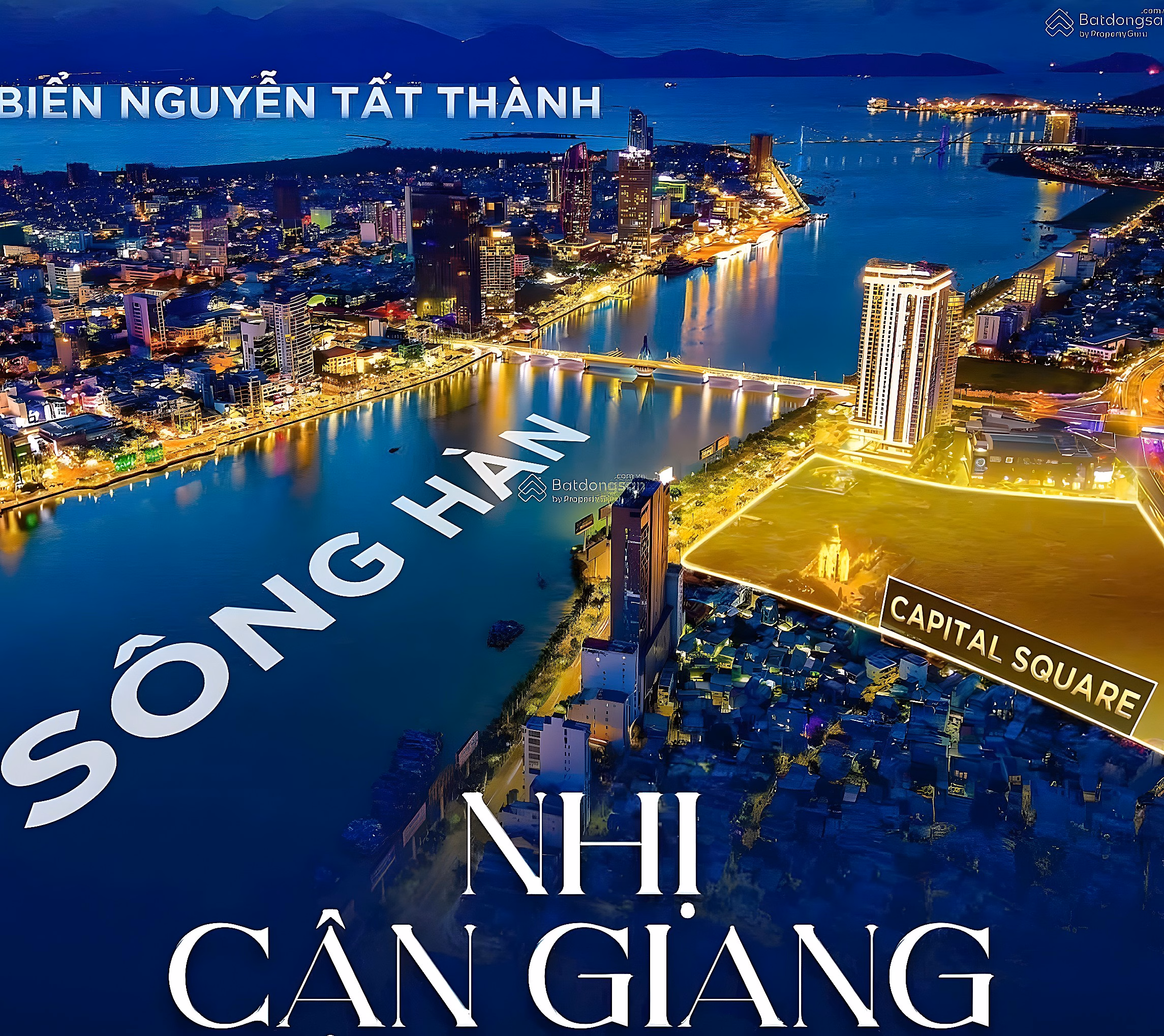 Super hot 1 bedroom+ apartment fund - Capital Square fronting Han River - close to Vincom Da Nang