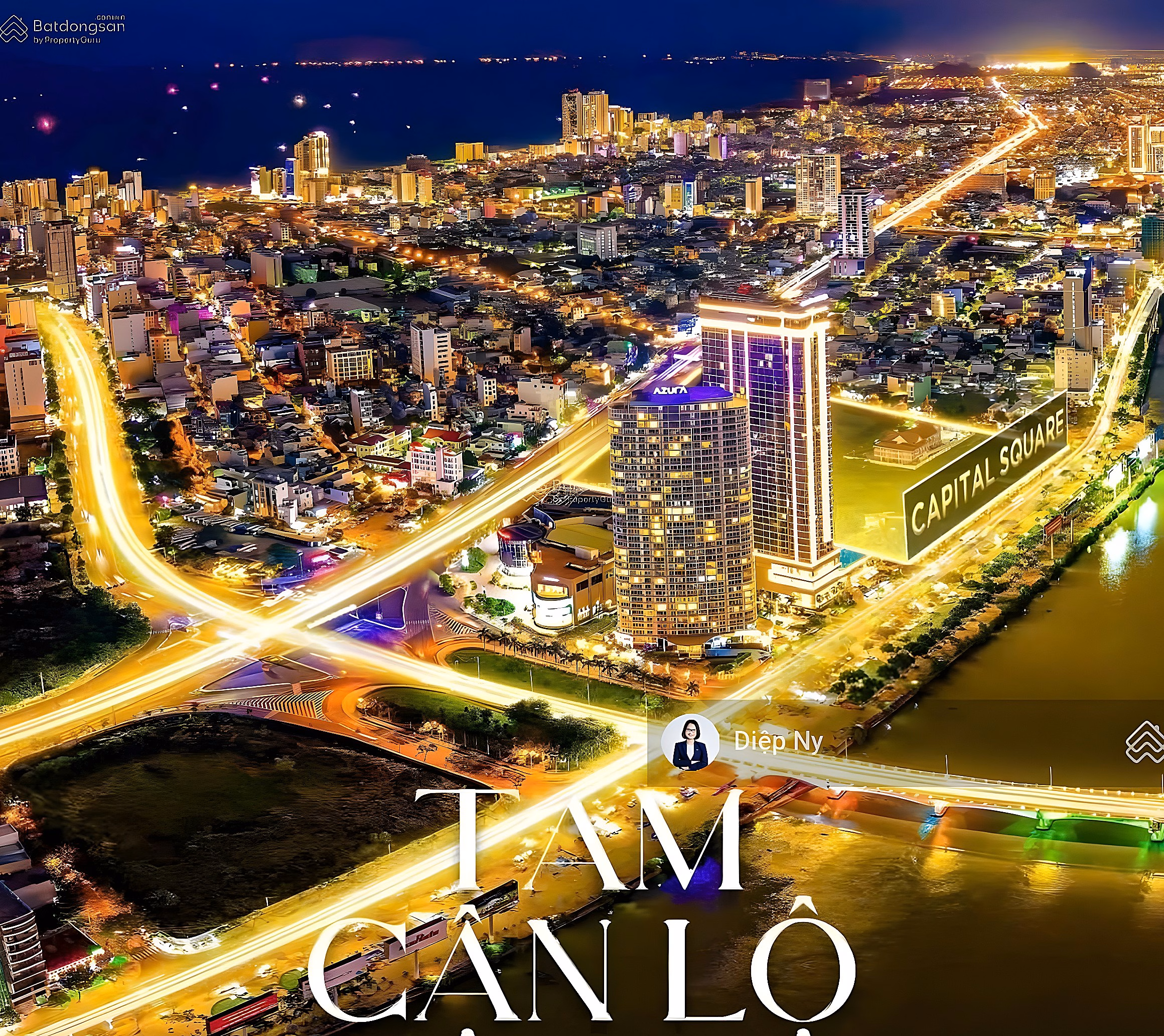 Super hot 1 bedroom+ apartment fund - Capital Square fronting Han River - close to Vincom Da Nang