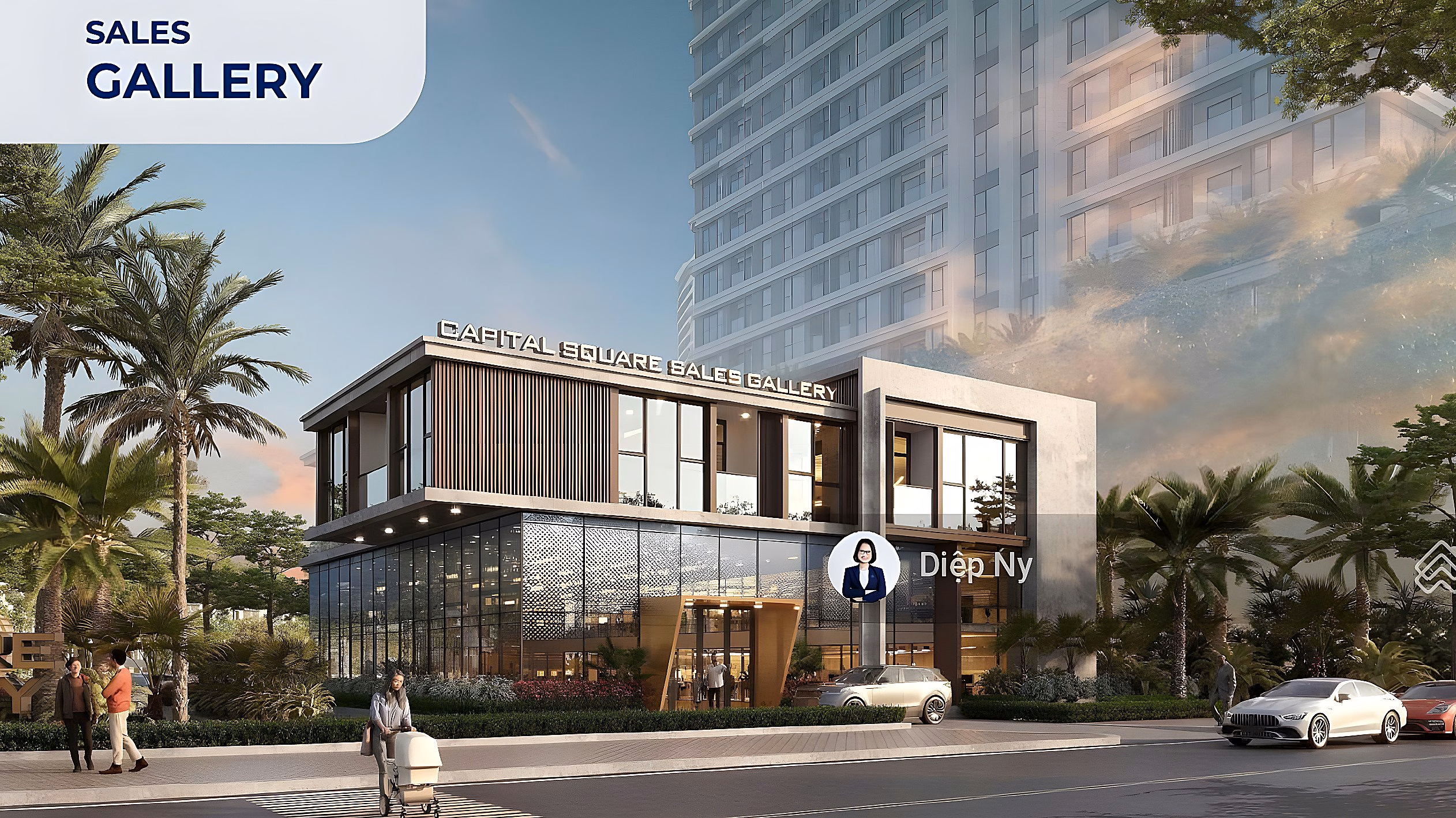 Super hot 1 bedroom+ apartment fund - Capital Square fronting Han River - close to Vincom Da Nang