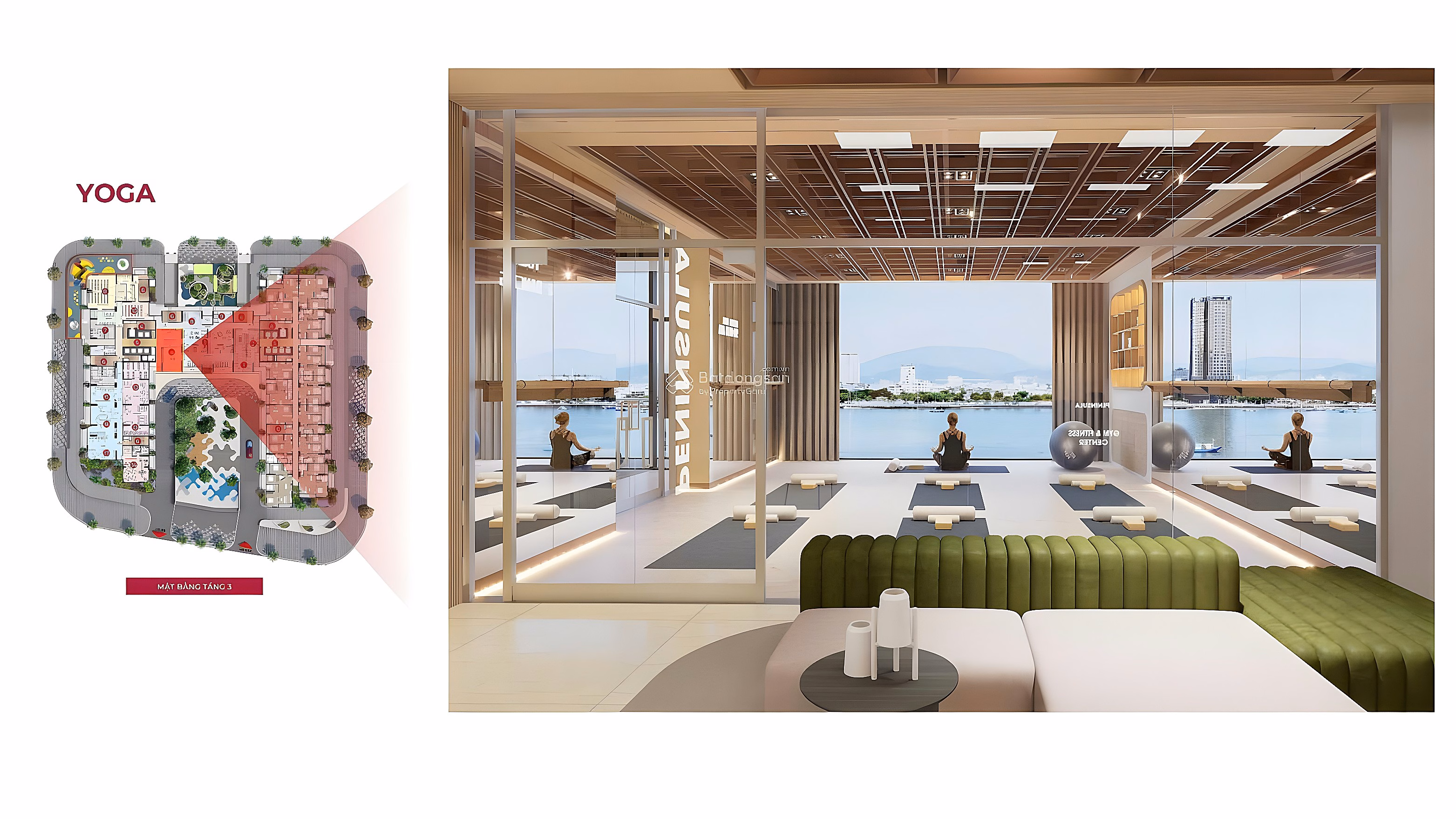 Hot! Peninsula Da Nang fireworks view apartment - High floor apartment fund - Han river view - Long-term pink book