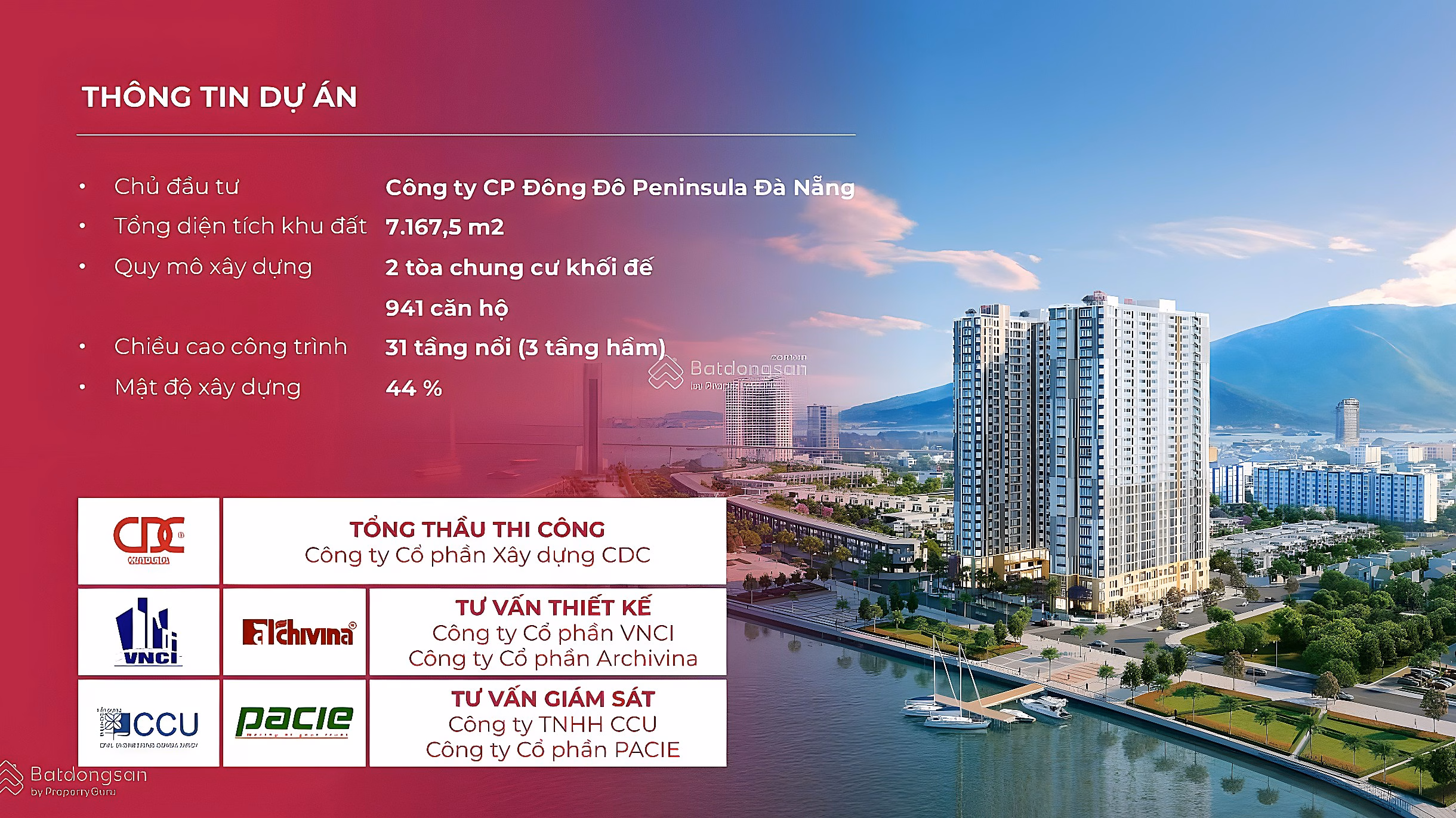 Hot! Peninsula Da Nang fireworks view apartment - High floor apartment fund - Han river view - Long-term pink book
