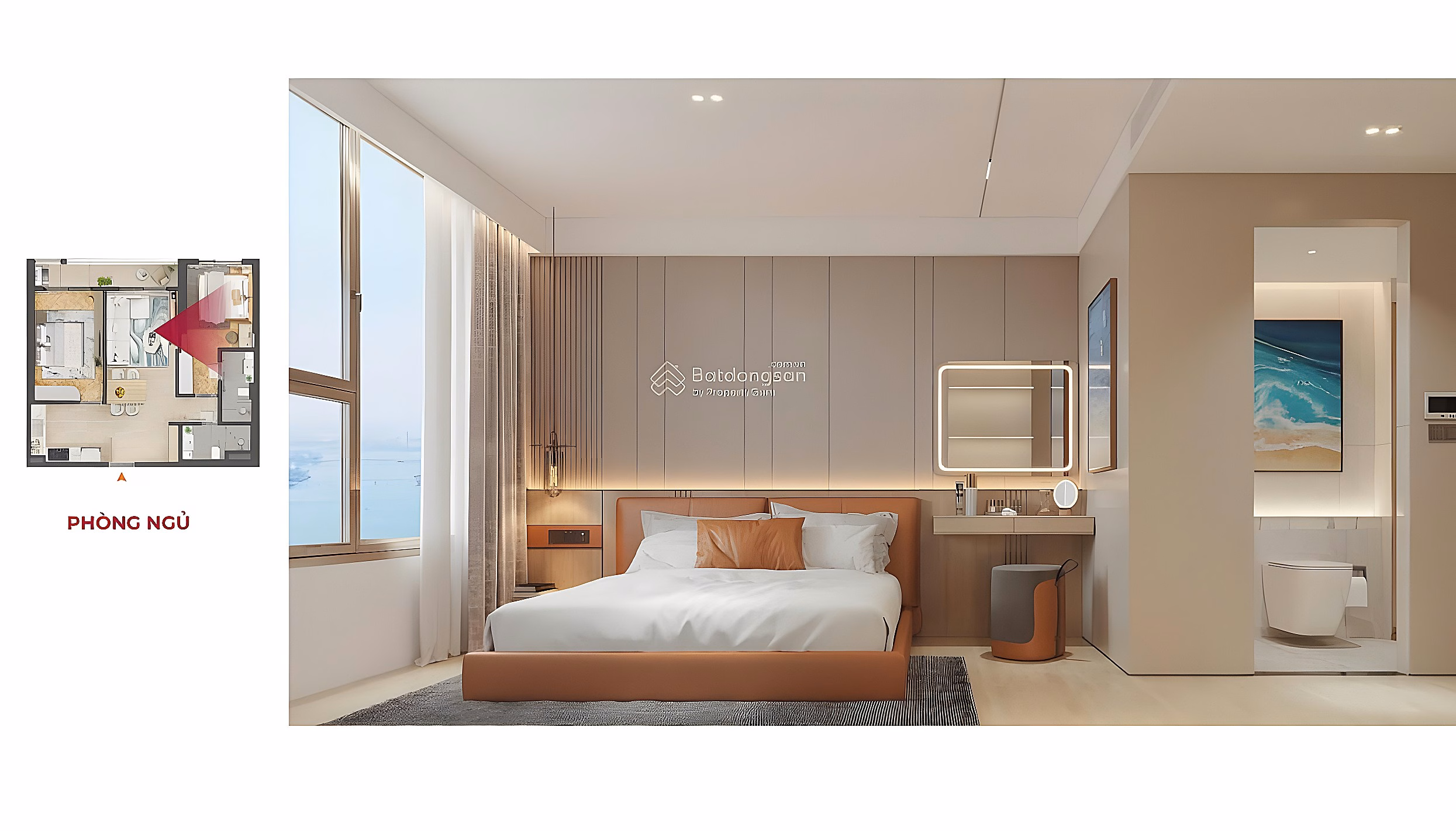 Hot! Peninsula Da Nang fireworks view apartment - High floor apartment fund - Han river view - Long-term pink book