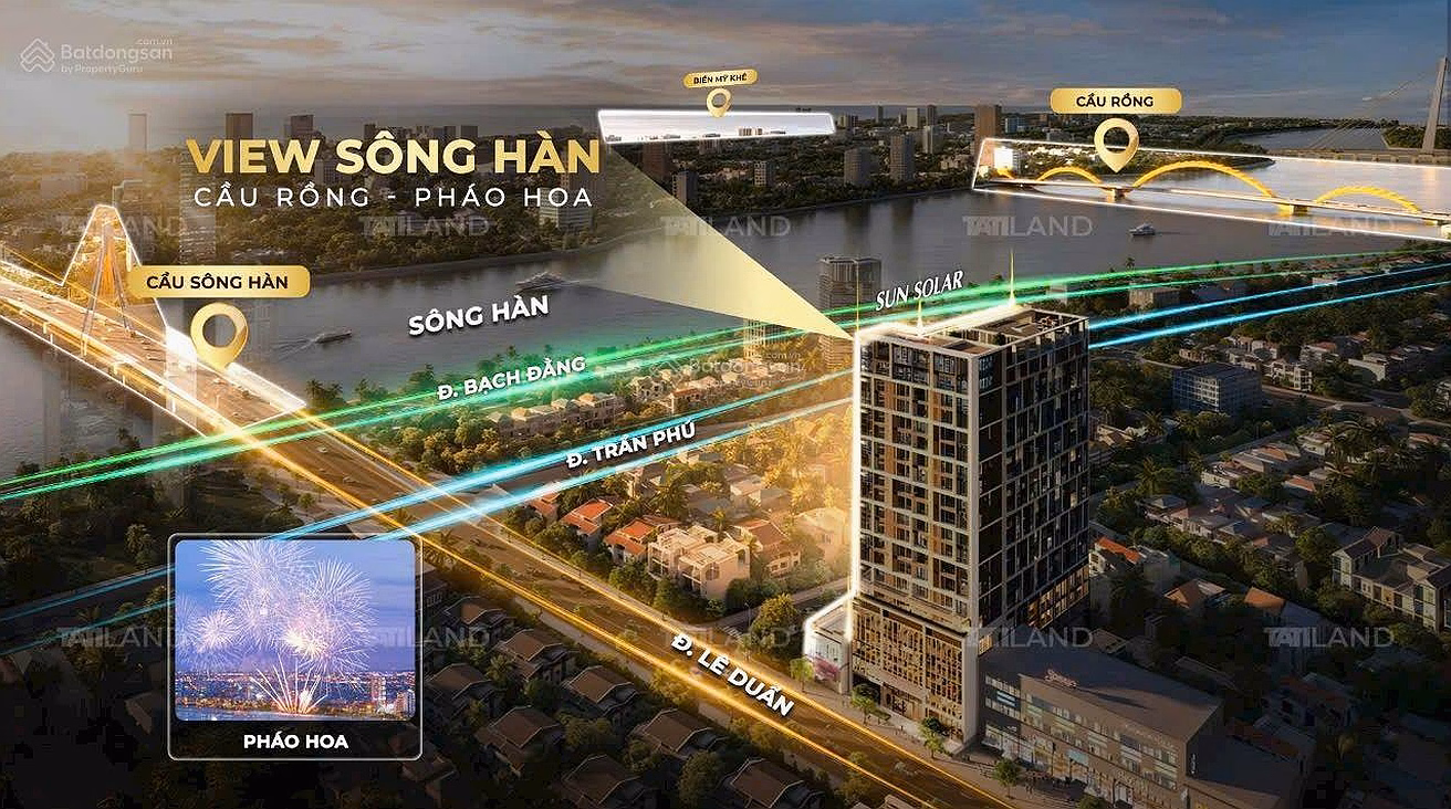 Sun Solar Residence river view apartment - Da Nang city center, expected price from 3 billion