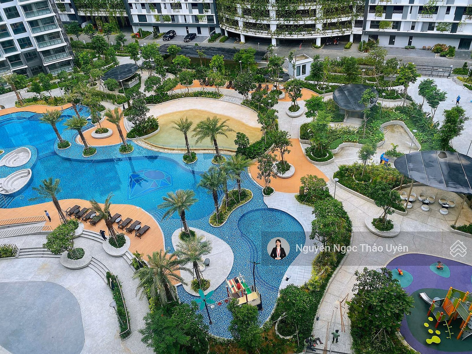 Centery 2 bedrooms 96m2 internal view, parking included, price 8 billion 3 (102%), with NTCB