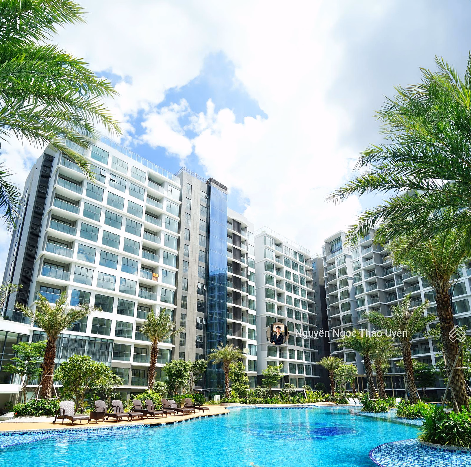 Centery 2 bedrooms 96m2 internal view, parking included, price 8 billion 3 (102%), with NTCB
