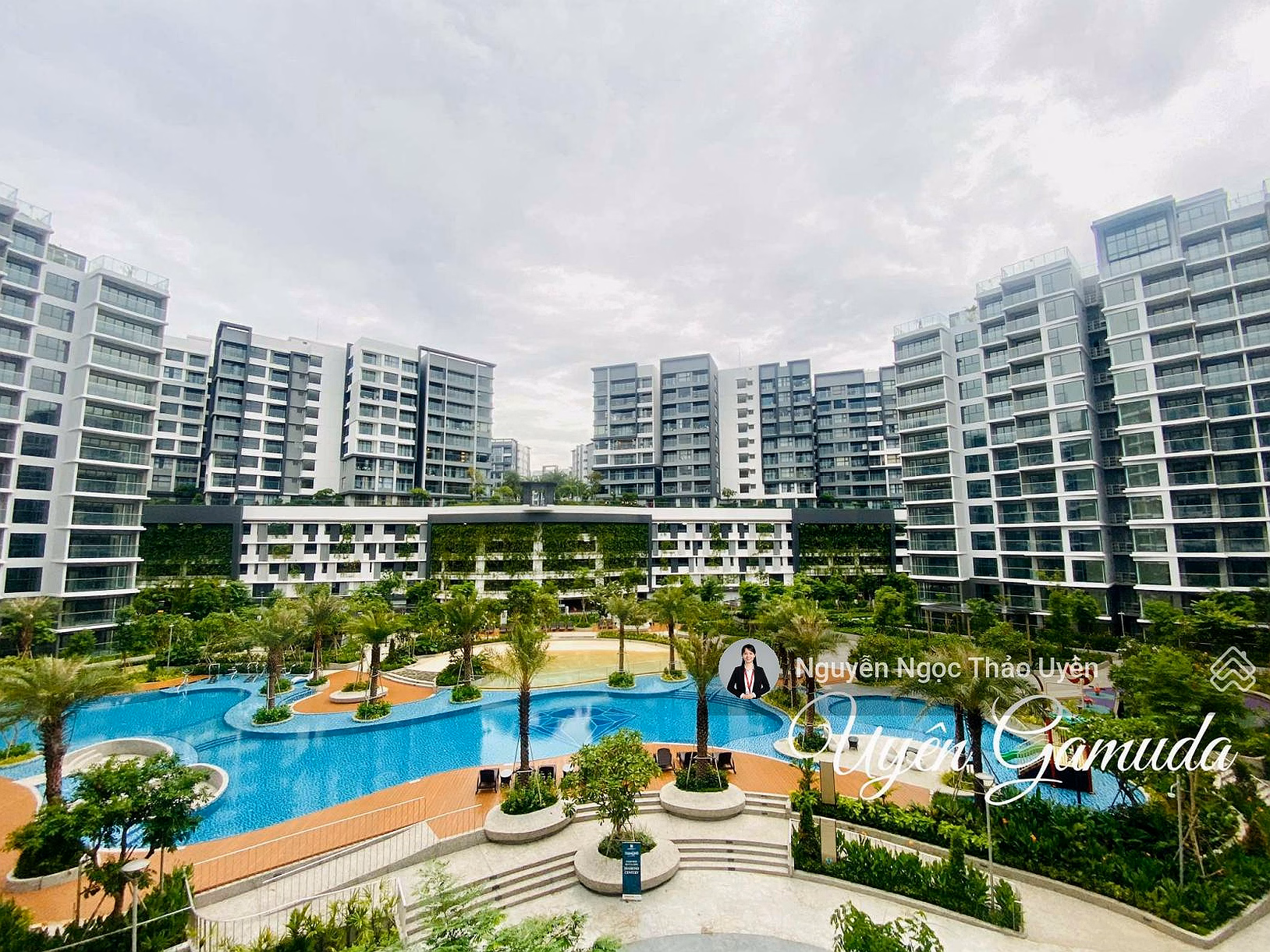 Centery 2 bedrooms 96m2 internal view, parking included, price 8 billion 3 (102%), with NTCB