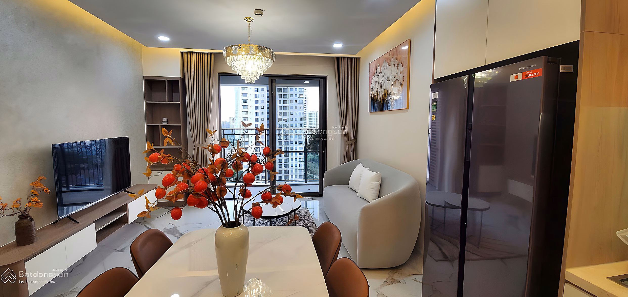 Saigon South Residence apartment for rent with beautiful pool view, full of high-class furniture