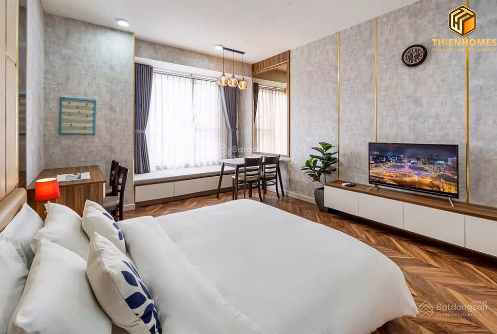 Extremely profitable investment! Officetel Tresor Officetel 35m2 full NT, high floor with beautiful view only 3.86 billion Contact 0931 785 ***