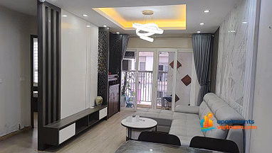 The owner sent an apartment for rent at a good price, 3 bedrooms fully furnished and basic, Ngoai Giao Doan urban area