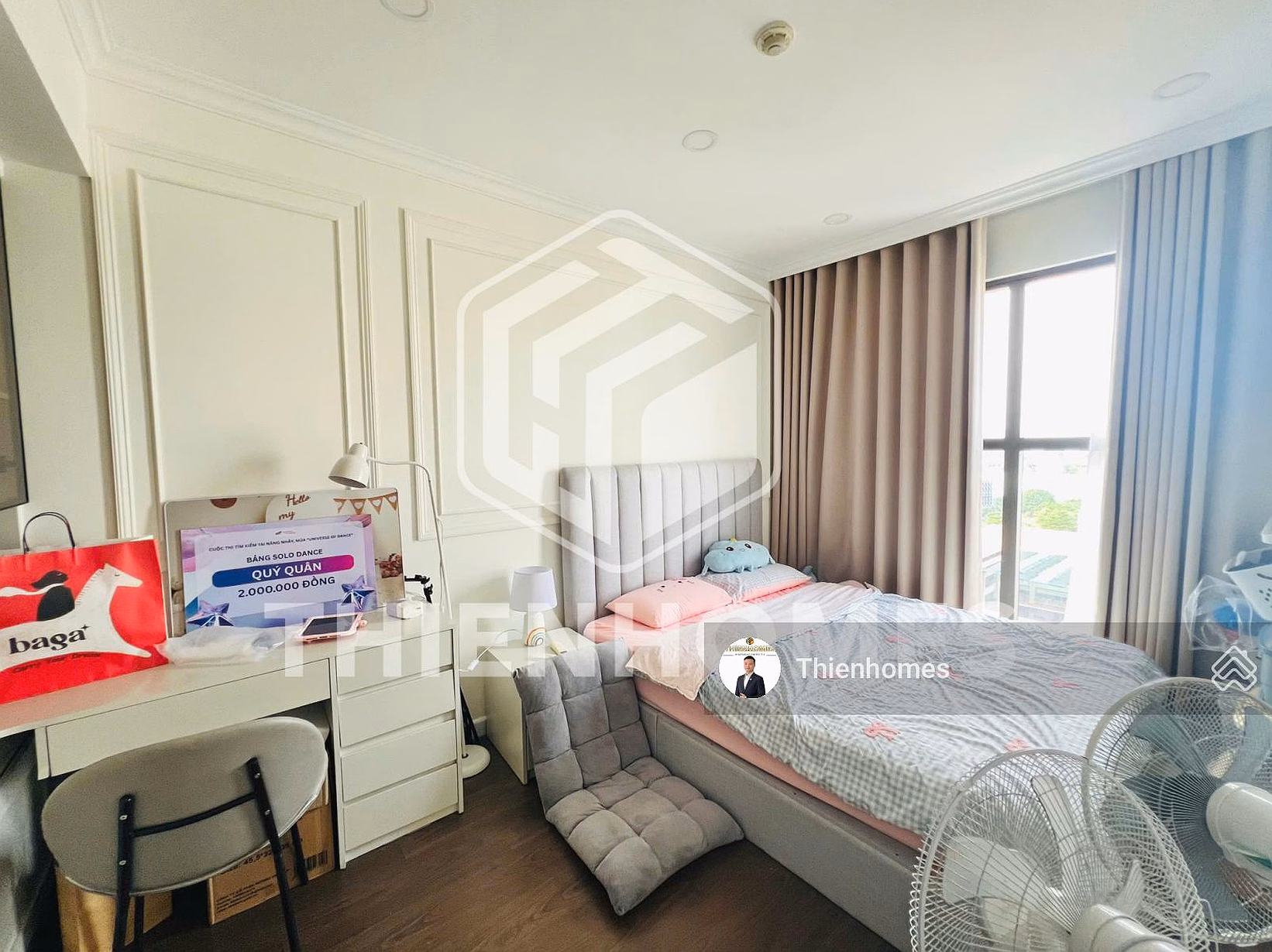 Cheapest SG Royal! Urgent rent of 2 bedrooms, 2 bathrooms, 88m2, high floor, beautiful view, only 25.9 million/month***