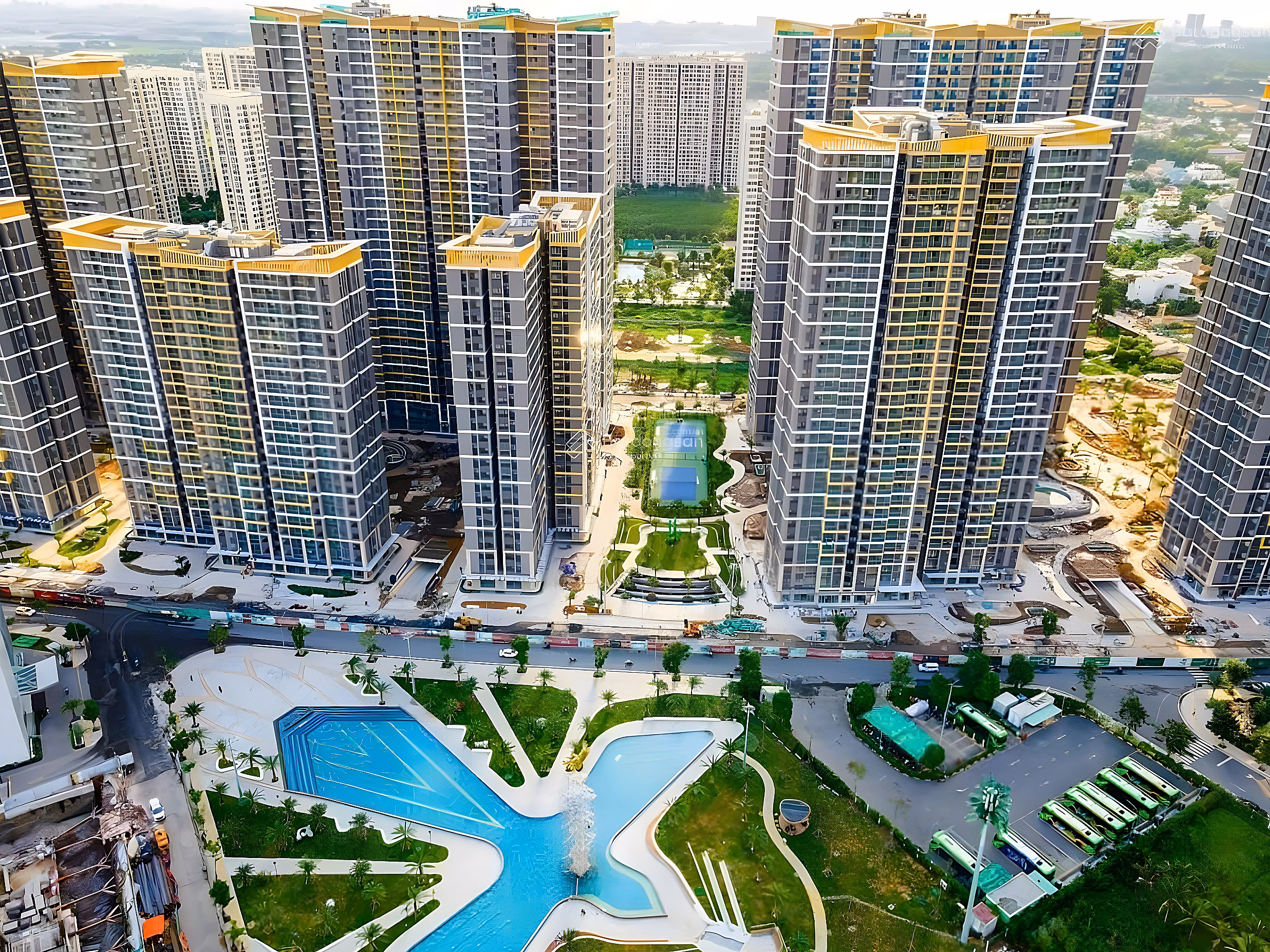 2 bedroom apartment 59m2 with Japanese Garden view, good price 2.9 billion TT, stretch 480 days, best price on the market***