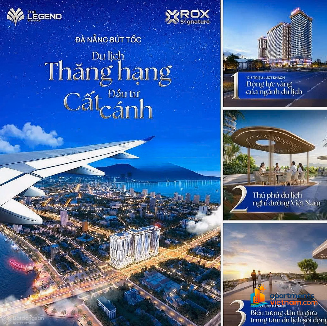 Luxury living and investment opportunities at The Legend Da Nang, The Legend City Da Nang Dragon Bridge complex