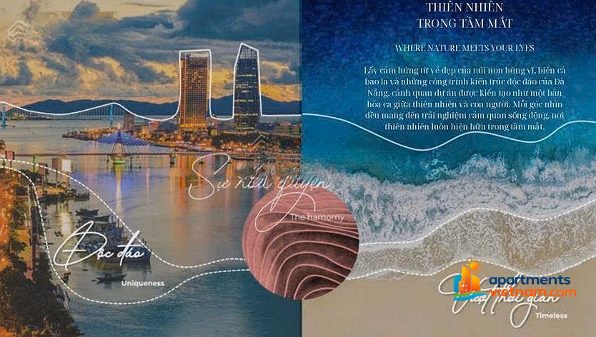 The Legend project is right at the beginning of Dragon Bridge, Son Tra night market, next to Han River - Da Nang International Financial Tower