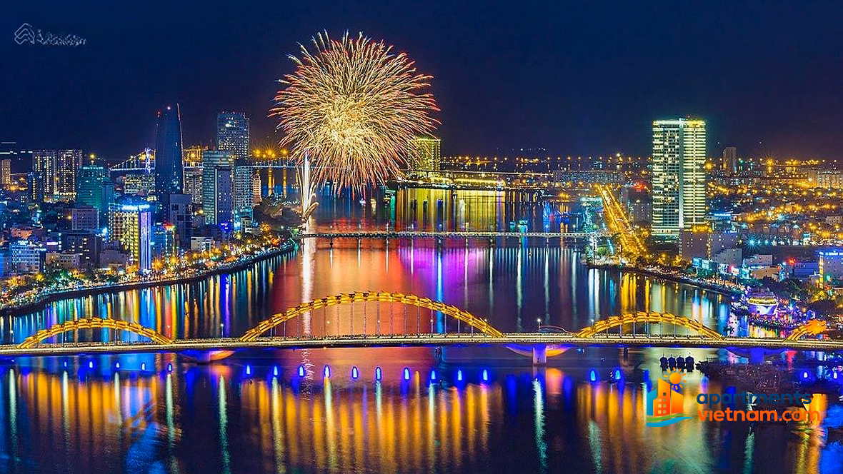 The Legend project is right at the beginning of Dragon Bridge, Son Tra night market, next to Han River - Da Nang International Financial Tower