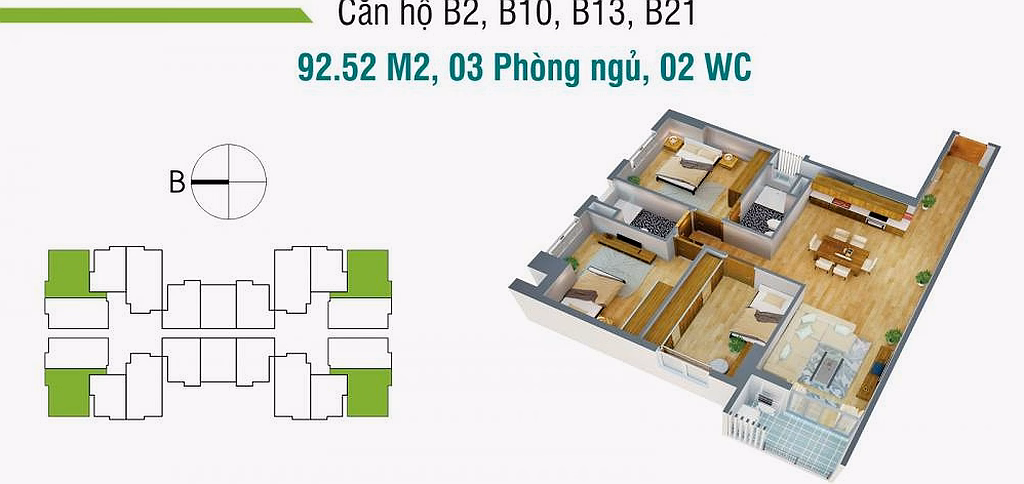 The owner sold at a loss a 3-bedroom apartment next to Sky Central building, 176 Dinh Cong