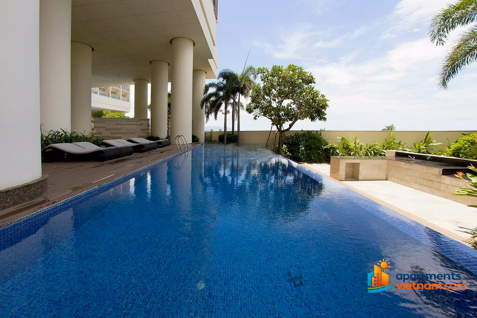 The Costa Nha Trang sea view apartment, 2 bedrooms, fully furnished, price 15 billion