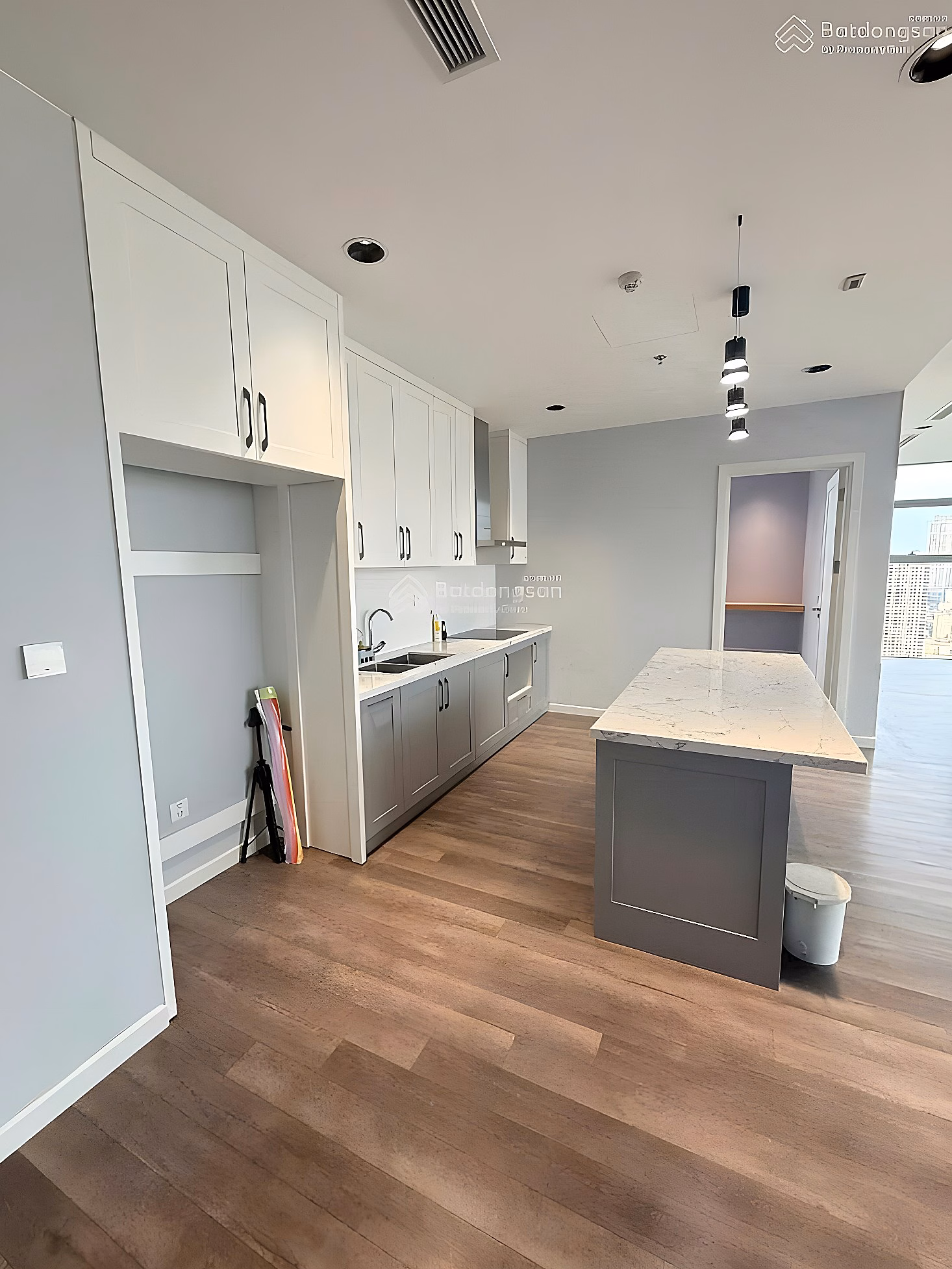 (Super rare) The Nine, I sell a corner apartment with full 360 degree glass, Southeast balcony 106m2, 3 bedrooms, 2 bathrooms, with car slot