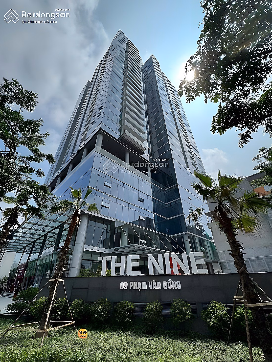 (Super rare) The Nine, I sell a corner apartment with full 360 degree glass, Southeast balcony 106m2, 3 bedrooms, 2 bathrooms, with car slot