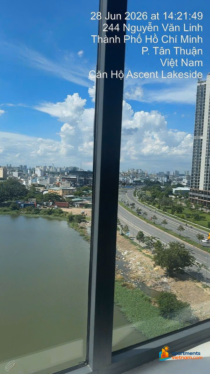 3-bedroom Ascent Lakeside corner apartment in District 7, good price from developer, river view, 3 sides, airy, nice floor