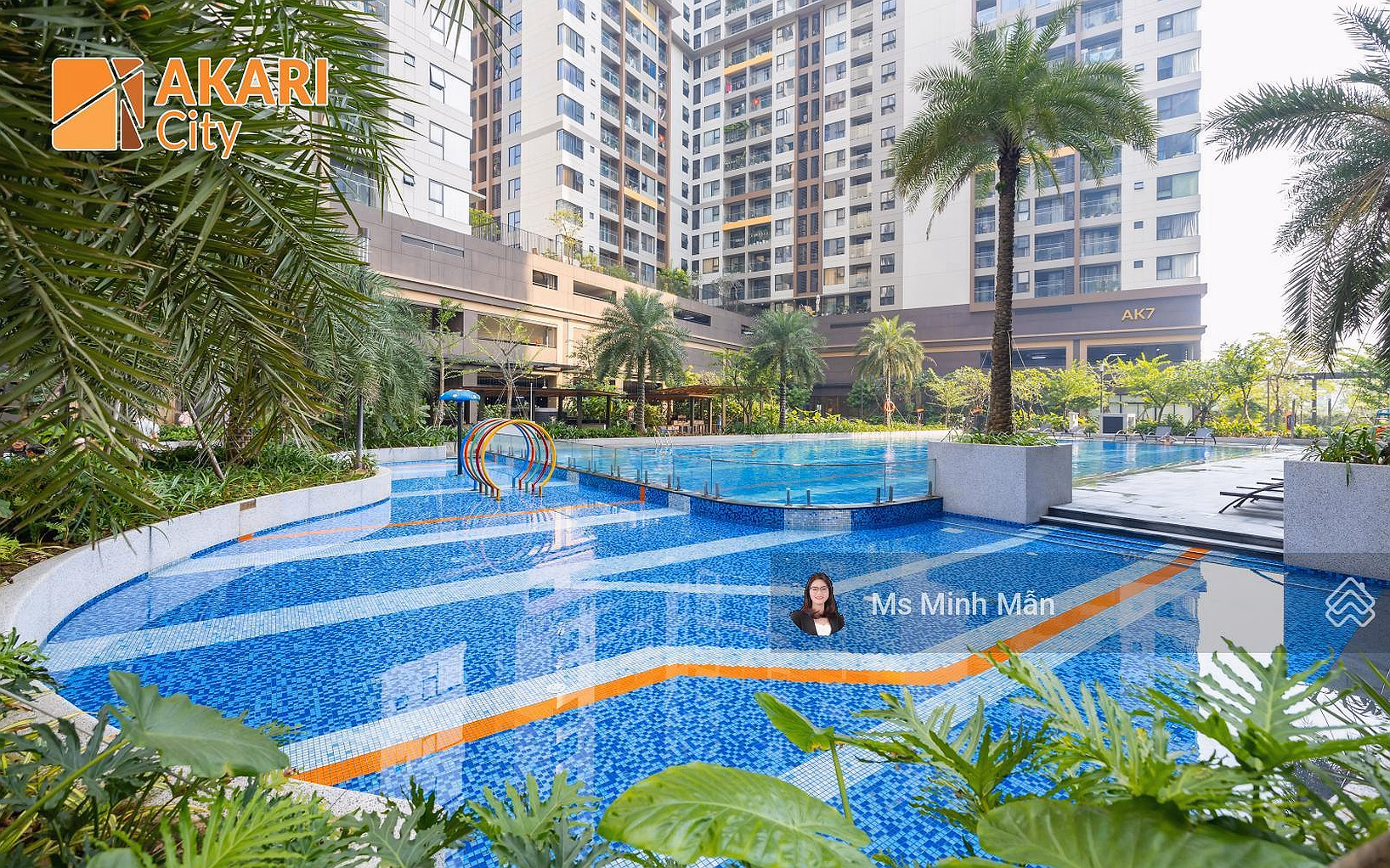 Owner urgently liquidates Akari Binh Tan apartment, 2 bedrooms with pink book available, pay 20% to receive new house, move in immediately