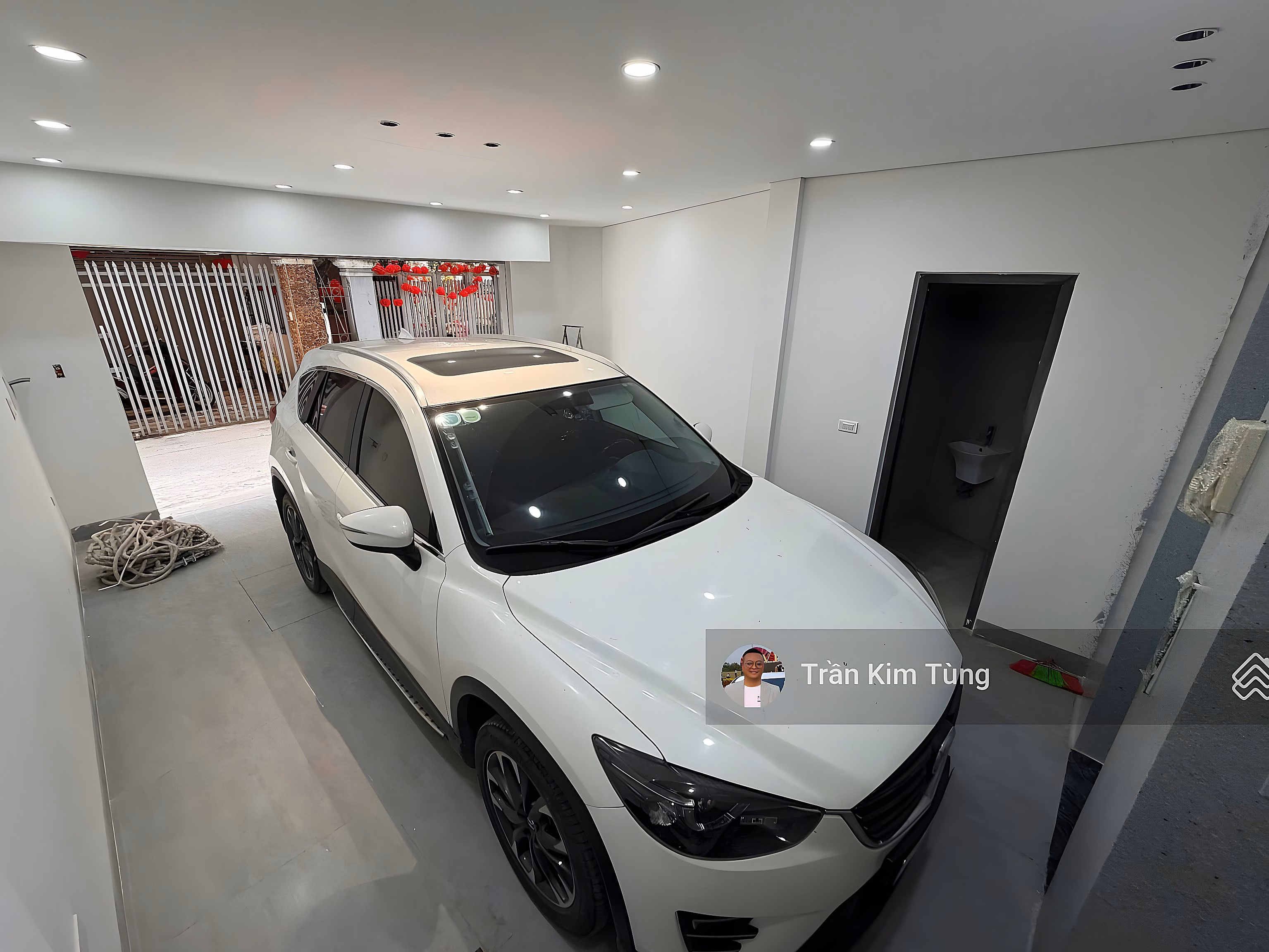 House for sale in Thach Ban - Co Linh, corner lot 50m2 x 6 elevator floors - Car lane leading to the house
