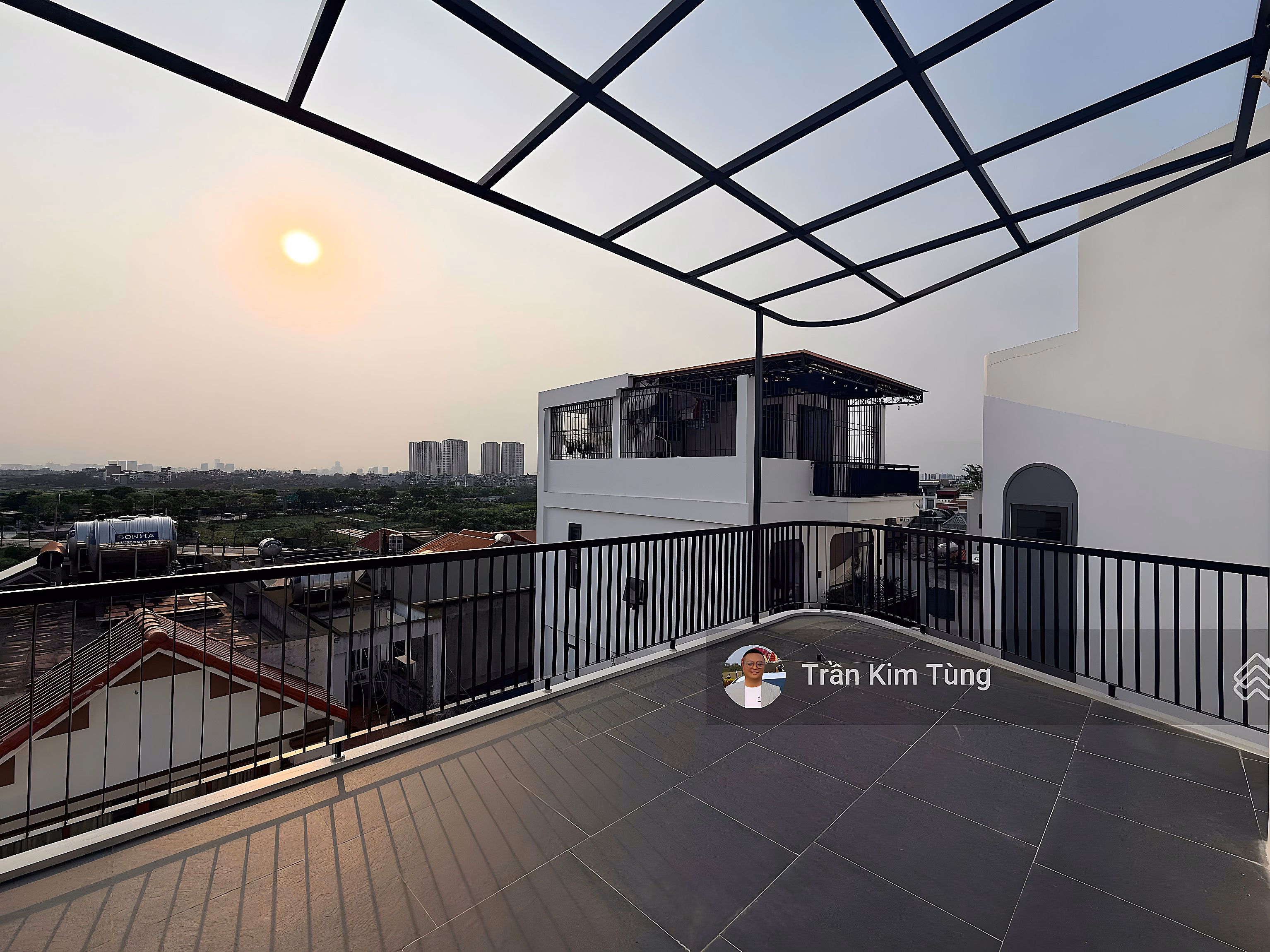 House for sale in Thach Ban - Co Linh, corner lot 50m2 x 6 elevator floors - Car lane leading to the house