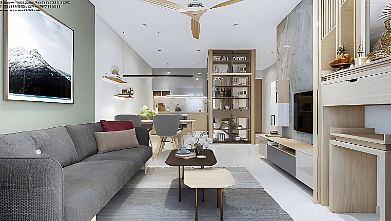 Selling PN-Techcons Hoa Su Phu Nhuan apartment, area 107m2, 2 bedrooms, 2 bathrooms, price 7,590 billion, 0907 488 ***