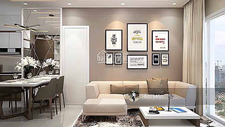 Selling PN-Techcons Hoa Su Phu Nhuan apartment, area 107m2, 2 bedrooms, 2 bathrooms, price 7,590 billion, 0907 488 ***