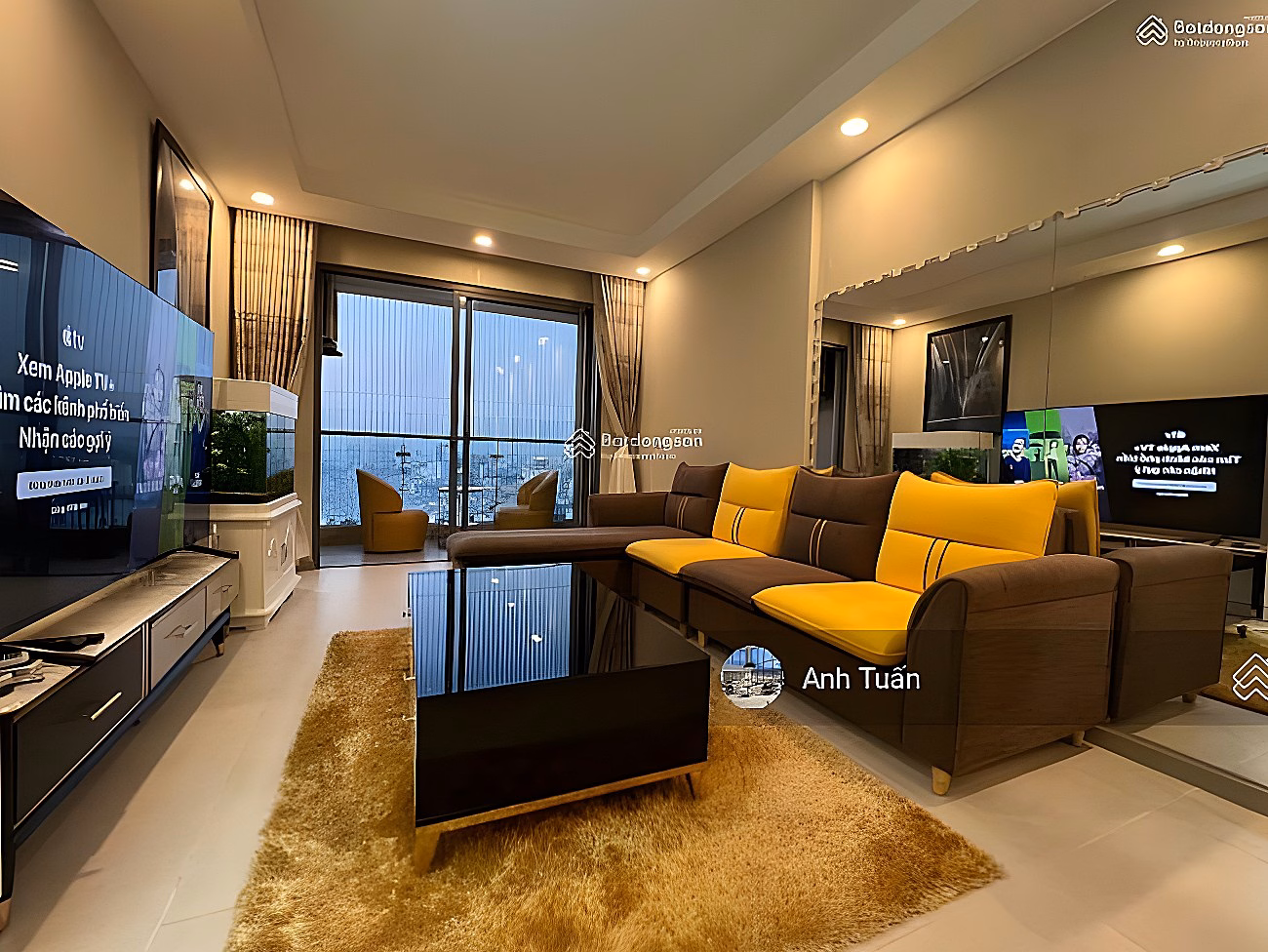 Selling PN-Techcons Hoa Su Phu Nhuan apartment, area 107m2, 2 bedrooms, 2 bathrooms, price 7,590 billion, 0907 488 ***