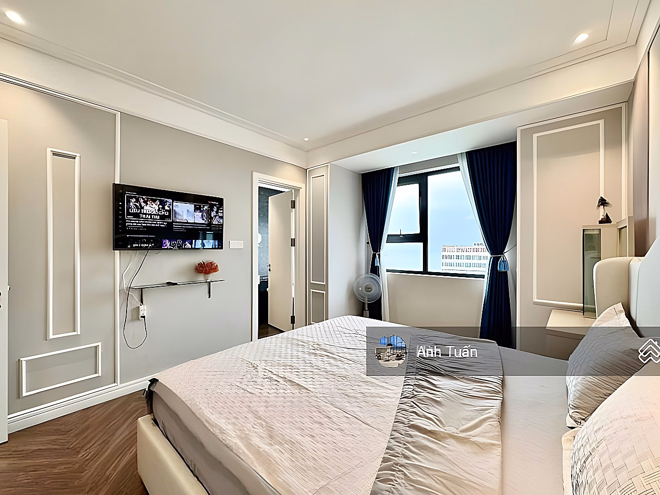 Selling PN-Techcons Hoa Su Phu Nhuan apartment, area 107m2, 2 bedrooms, 2 bathrooms, price 7,590 billion, 0907 488 ***
