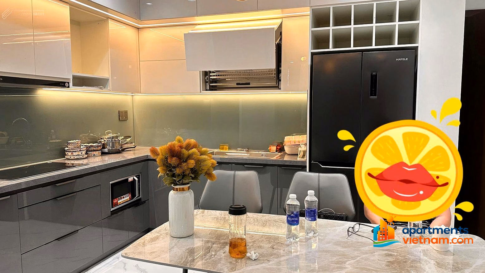 Need to rent 2-bedroom apartment at Hilton Bach Dang, high-class furniture, direct view of Han River, good price