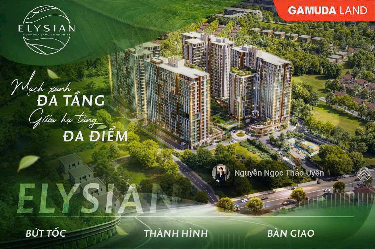 Elysian 1 bedroom 48m2 high floor beautiful city view price 3 billion 120