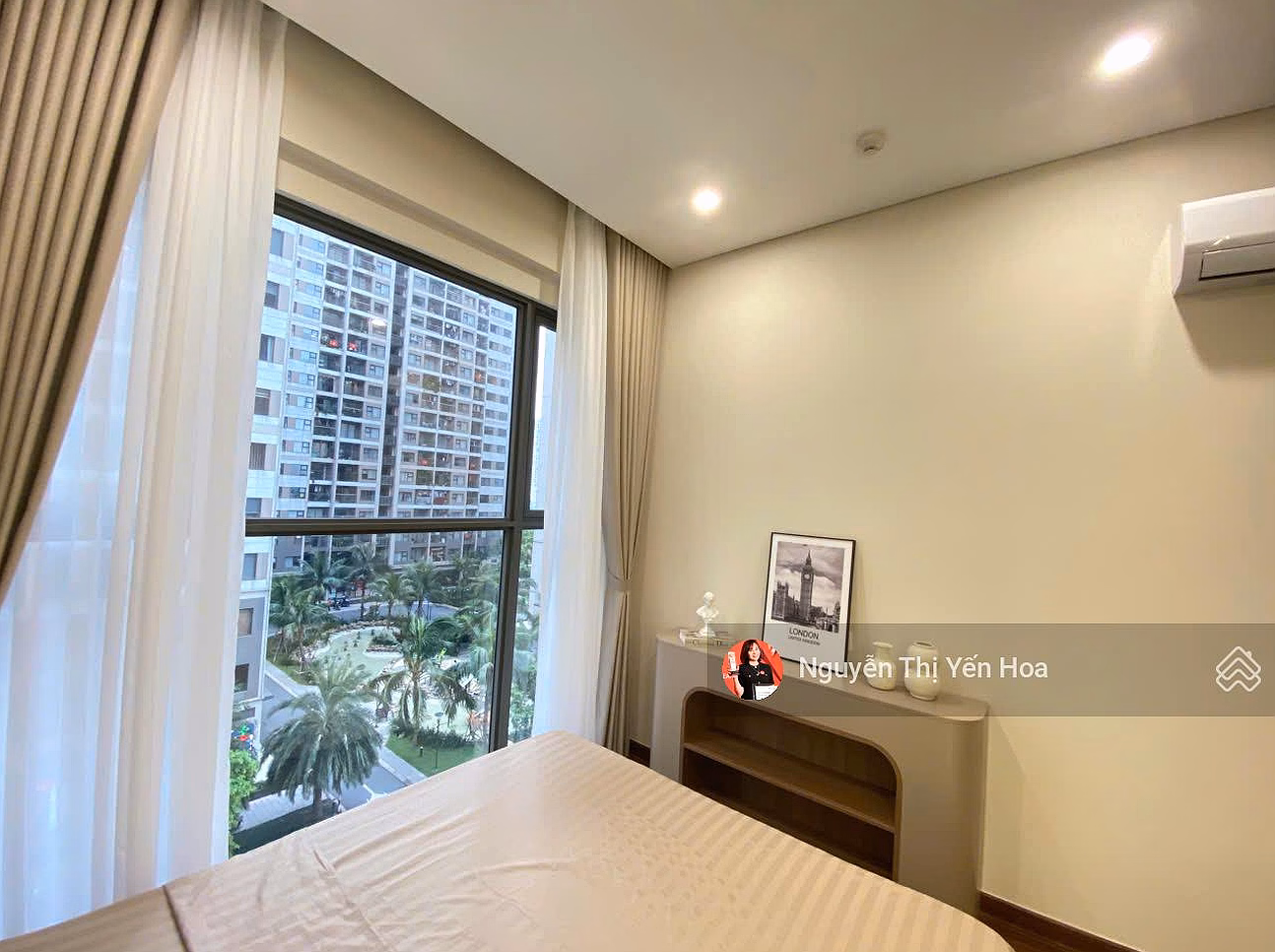 Selling 2-bedroom apartment in H1 Masteri Vinhomes Ocean Park, beautiful corner apartment, fully furnished