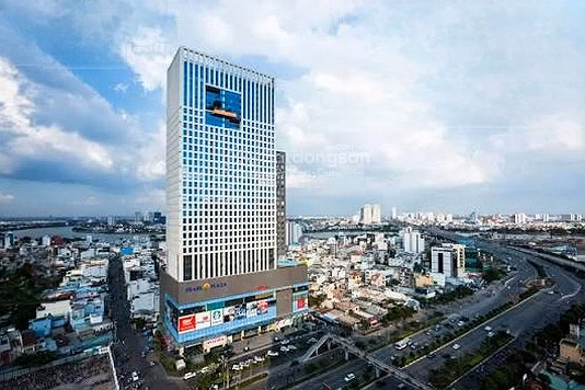 Selling 2-bedroom corner apartment, 101.55m2 Pearl Plaza, full of high-end furniture, available tenants - pink book available