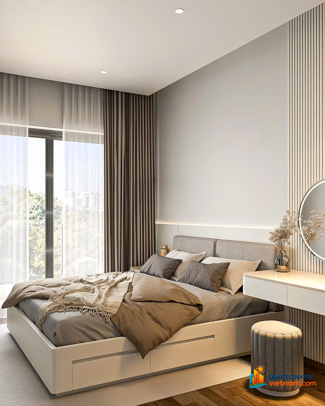 NTCB apartment for rent and fully furnished in the most high-end segment in Tan Phu District