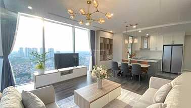 Hot: Owner rents The Nine apartment, 100m2, 3 full bedrooms, beautiful, price 25 million***